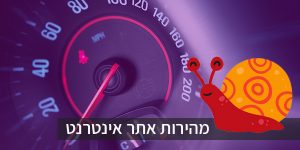 מהירות אתר אינטרנט